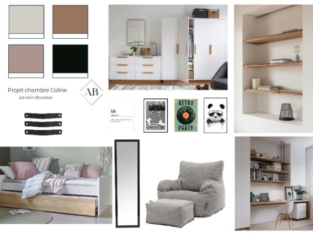 Création et design complet des chambres pour deux enfants.