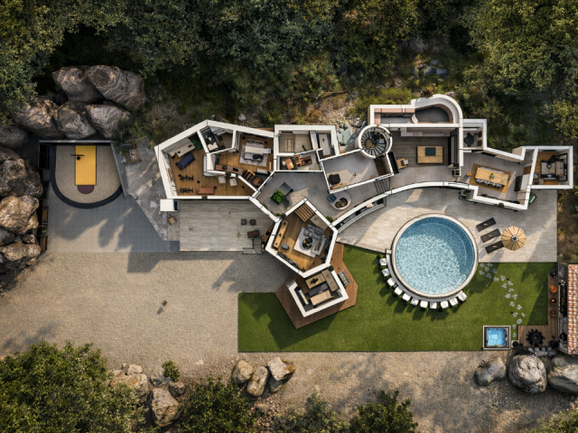 Rénovation globale d’une villa à Vence – Vision d’ensemble