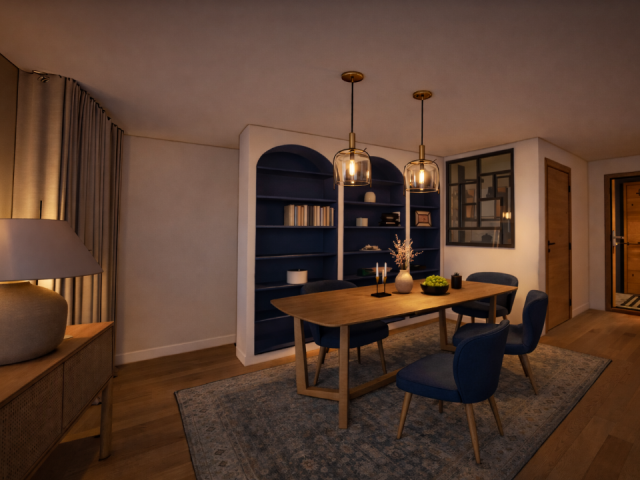 Maison repensée dans sa globalité – Projet d’architecture intérieure